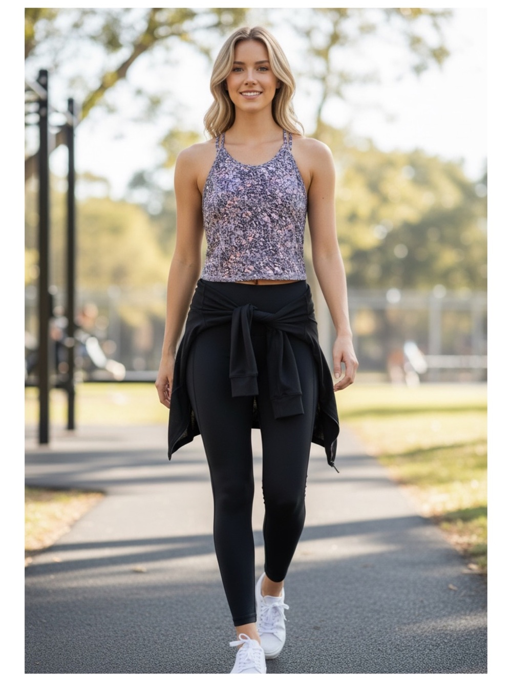 Sweaty Betty All Day Printed Tank Top M